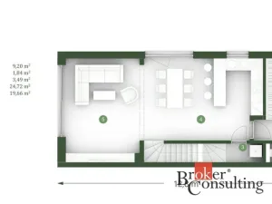 Pronájem rodinného domu, Dubí, Zahradní, 119 m2