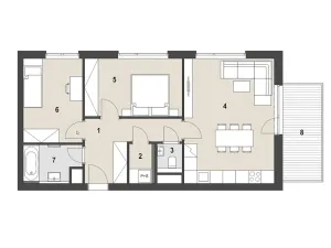 Prodej bytu 3+kk, Praha - Radotín, náměstí Osvoboditelů, 71 m2