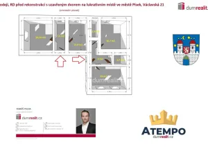 Prodej rodinného domu, Písek - Václavské Předměstí, Václavská, 301 m2