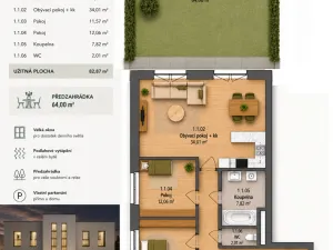 Prodej bytu 3+kk, Opava - Vávrovice, 82 m2