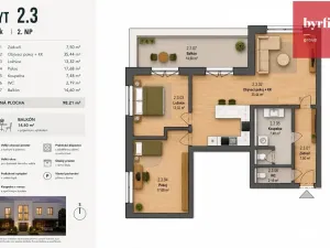Prodej bytu 3+kk, Opava - Vávrovice, 83 m2