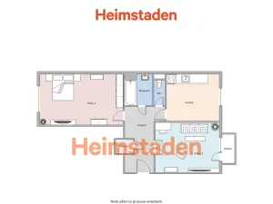 Pronájem bytu 2+1, Havířov - Město, Dělnická, 55 m2