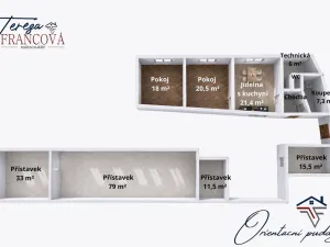 Prodej rodinného domu, Biskupice, 91 m2