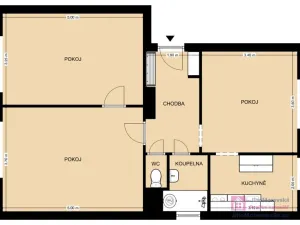 Prodej bytu 2+1, Bořetice, 79 m2