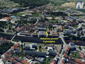Pronájem obchodního prostoru, Písek, Čechova, 50 m2