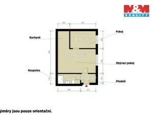 Prodej bytu 2+kk, Tlučná, Tlučenská kolonie, 41 m2