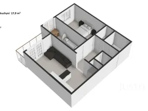 Prodej bytu 3+kk, Praha - Uhříněves, Oty Bubeníčka, 51 m2