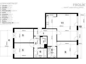 Prodej bytu 4+kk, Praha - Dejvice, Paťanka, 99 m2