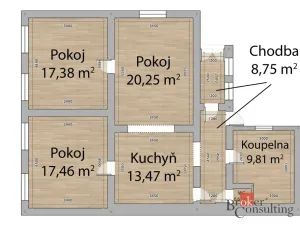 Prodej rodinného domu, Dnešice, 110 m2