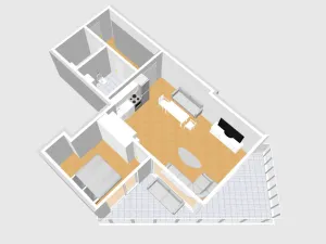 Pronájem bytu 2+kk, Praha - Žižkov, Pitterova, 61 m2