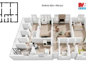 Prodej rodinného domu, Moravec, 220 m2