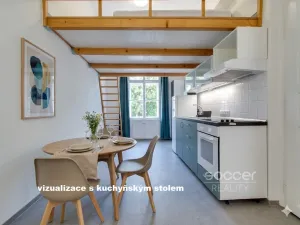 Pronájem bytu 2+kk, Praha - Žižkov, Jeronýmova, 36 m2
