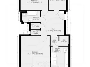 Pronájem bytu 3+1, Praha - Vinohrady, Písecká, 79 m2