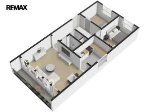 Prodej bytu 3+1, Praha - Střížkov, Žandovská, 68 m2