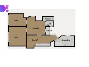 Pronájem bytu 2+1, Ostrava, Tyršova, 92 m2