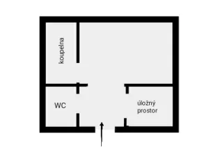 Pronájem bytu 1+kk, Plzeň - Východní Předměstí, Slovanská, 27 m2