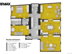 Pronájem bytu 4+1, Praha - Nové Město, Na Zderaze, 180 m2