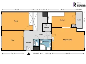 Pronájem bytu 3+1, Praha - Chodov, Zdiměřická, 65 m2