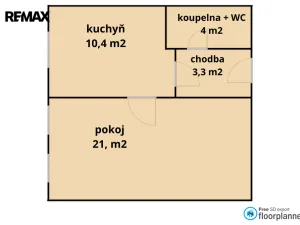 Prodej bytu 1+1, Jemnice, Tyršova, 39 m2