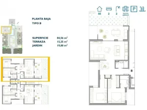 Prodej bytu 3+kk, San Pedro del Pinatar, Murcia, Španělsko, 84 m2