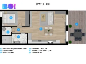 Prodej apartmánu, Soběšovice, 82 m2