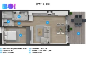 Prodej apartmánu, Soběšovice, 78 m2