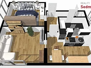 Prodej bytu 2+1, Žďár nad Sázavou, Jiřího z Poděbrad, 64 m2