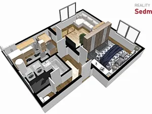 Prodej bytu 2+1, Žďár nad Sázavou, Jiřího z Poděbrad, 64 m2