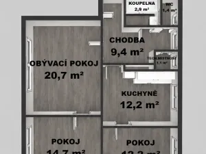 Prodej bytu 3+1, Opava - Předměstí, Tomáškova, 81 m2