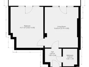 Pronájem bytu 2+kk, Praha - Libeň, Čihákova, 38 m2