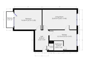 Pronájem bytu 2+1, Praha - Hostivař, Horolezecká, 60 m2