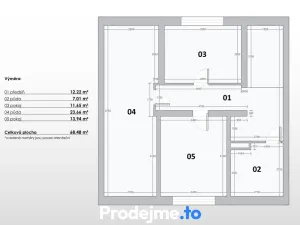 Prodej rodinného domu, Jiřice u Miroslavi, 112 m2