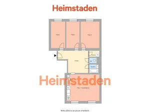 Pronájem bytu 4+kk, Havířov - Město, Hlavní třída, 88 m2