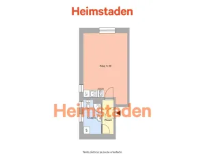 Pronájem bytu 1+kk, Havířov - Šumbark, U Nádraží, 29 m2