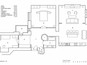 Prodej bytu 4+kk, Brno - Veveří, Botanická, 111 m2