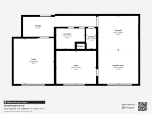 Pronájem bytu 3+1, Jirkov, Červenohrádecká, 59 m2