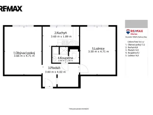 Prodej bytu 2+1, Sokolov, Jelínkova, 52 m2