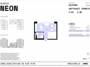 Prodej bytu 1+kk, Brno, Plynárenská, 31 m2