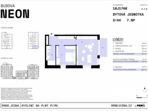 Prodej bytu 2+kk, Brno, Plynárenská, 52 m2