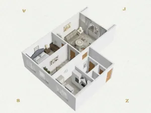 Prodej bytu 3+1, Tachov, Želivského, 61 m2