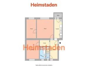 Pronájem bytu 3+1, Havířov - Šumbark, Boženy Němcové, 70 m2