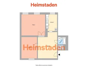 Pronájem bytu 2+1, Ostrava - Poruba, Hlavní třída, 78 m2