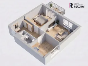Prodej bytu 2+1, Zlín - Malenovice, Tyršova, 54 m2