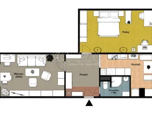 Prodej bytu 2+1, Třemošná, Sídliště, 62 m2