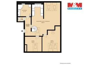 Prodej bytu 3+kk, Brno - Ponava, Klusáčkova, 95 m2