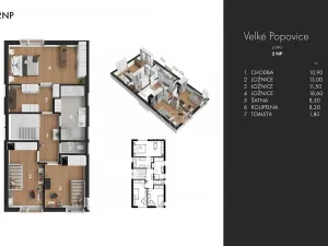Prodej rodinného domu, Velké Popovice, 190 m2