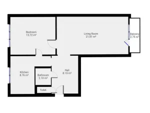 Pronájem bytu 2+1, Praha - Strašnice, Vrátkovská, 55 m2