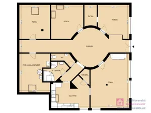 Pronájem bytu 5+1, Vracov, náměstí Míru, 233 m2