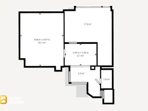 Pronájem obchodního prostoru, Zlín, Sadová, 77 m2