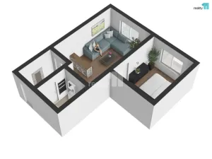 Pronájem bytu 2+kk, Pardubice - Svítkov, Dubová, 45 m2